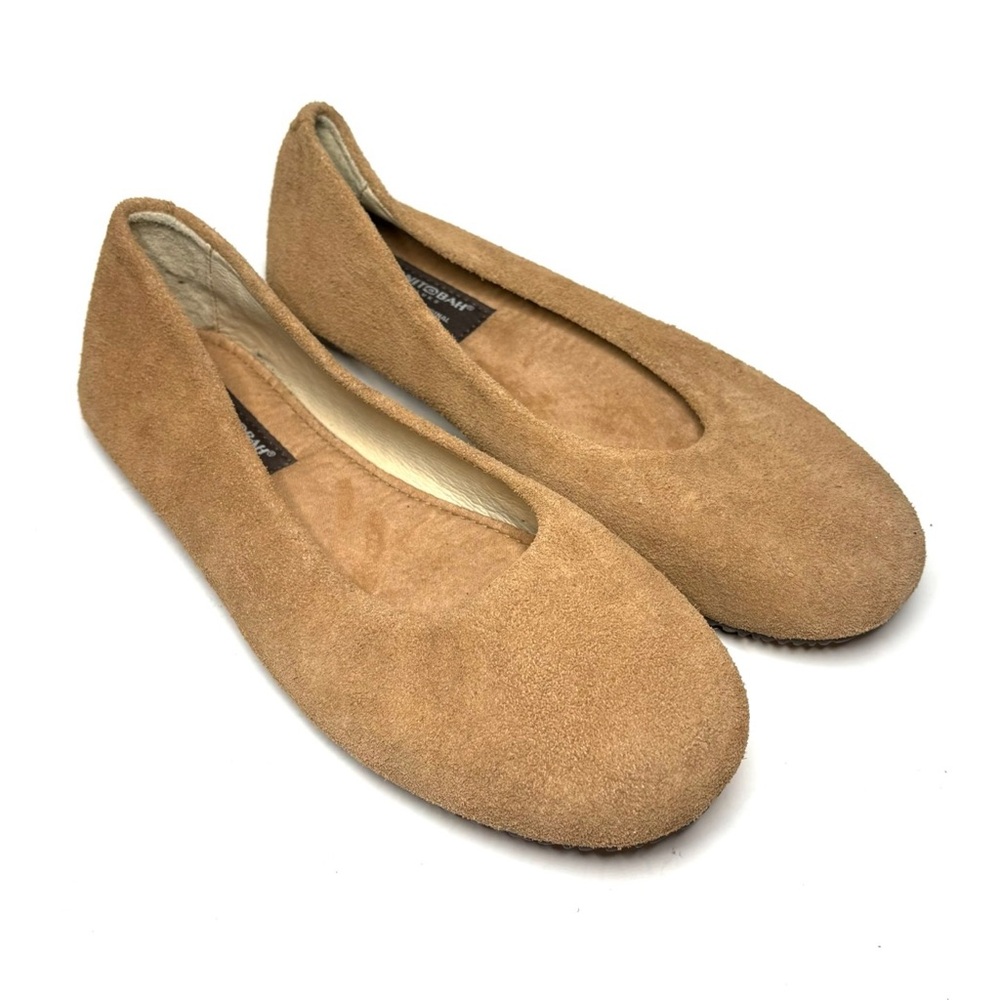 Elegant Tan Suede Women's Loafers
